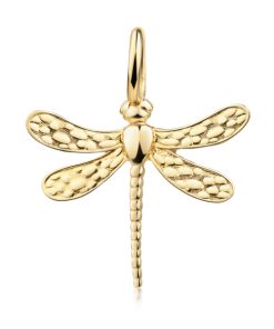 Anhänger Libelle Silber 925 vergoldet