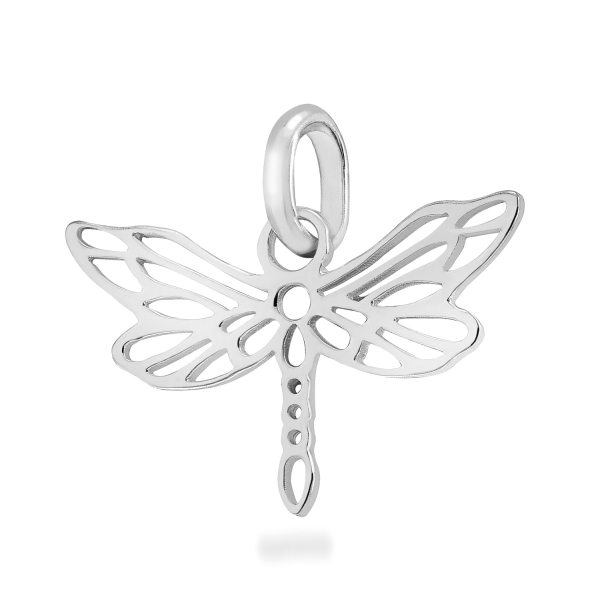 Libelle Anhänger Silber 925 rhodiniert
