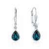 Ohrhänger London Blue Topas aus 925 Silber rhodiniert