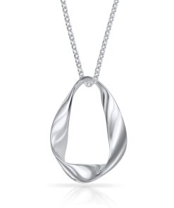 Organic Style Anhänger Silber 925 rhodiniert