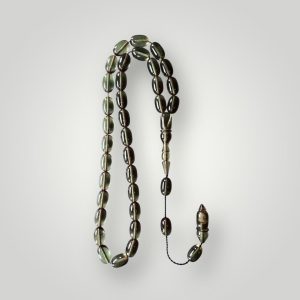 Sistemli Ateş Kehribarı Su Yeşili Tesbih