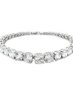 Zirkonia Tennisarmband Silber 925 rhodiniert